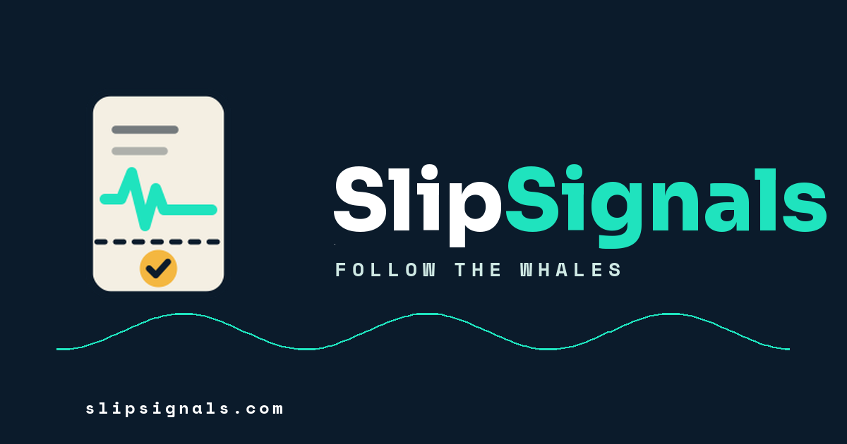 SlipSignals dashboard showing ranked signals with conviction scores